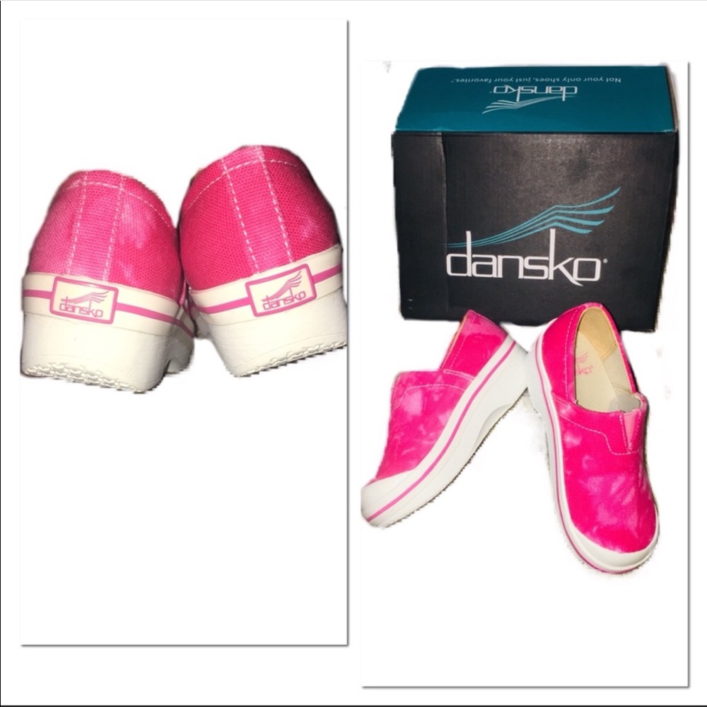 •❌•DANSKO | NIB | PINK TIE DYE Clogs • - Picture 5 of 8
